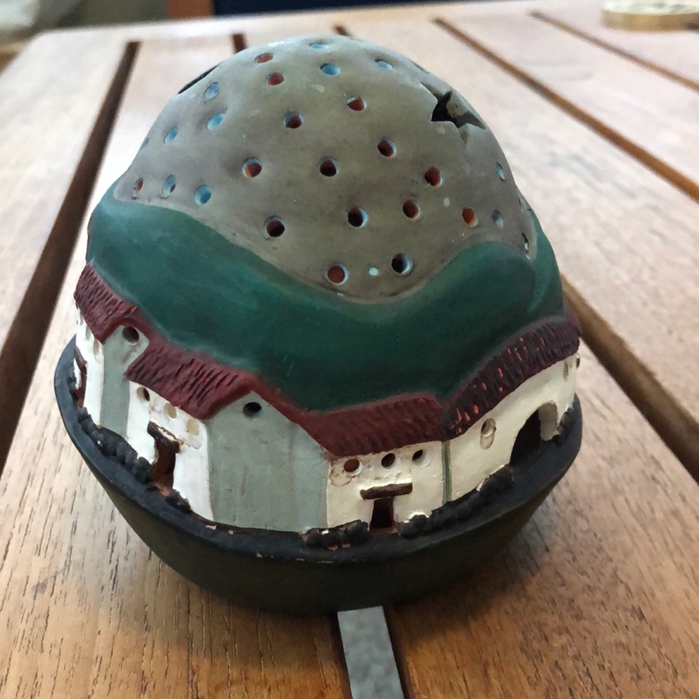 Decorative folk art - Peru - votive candle